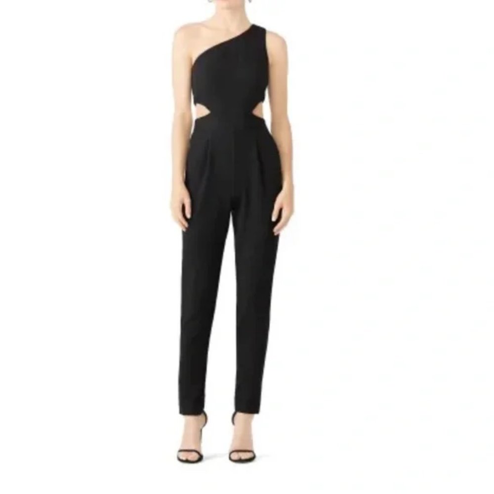 Hunter Bell Katie Cut Out Black Jumpsuit Size 2